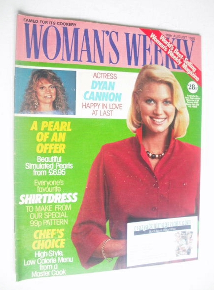 <!--1985-08-10-->Woman's Weekly magazine (10 August 1985 - British Edition)