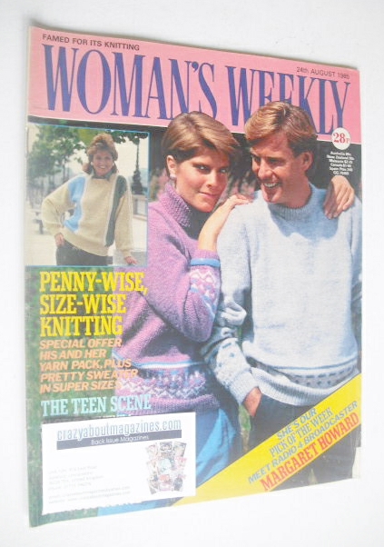 <!--1985-08-24-->Woman's Weekly magazine (24 August 1985 - British Edition)