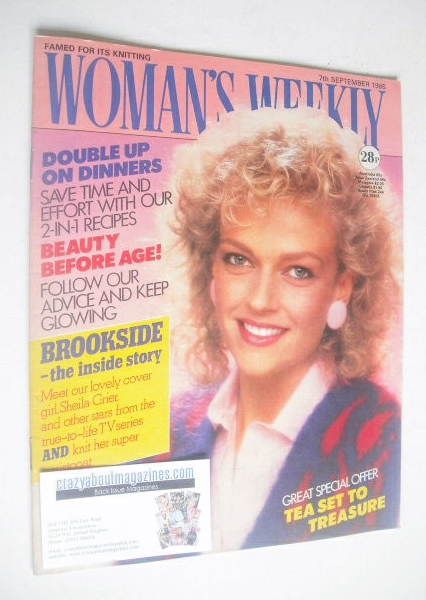 Woman's Weekly magazine (7 September 1985 - British Edition)