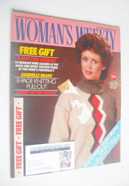 Woman's Weekly magazine (14 September 1985 - British Edition)