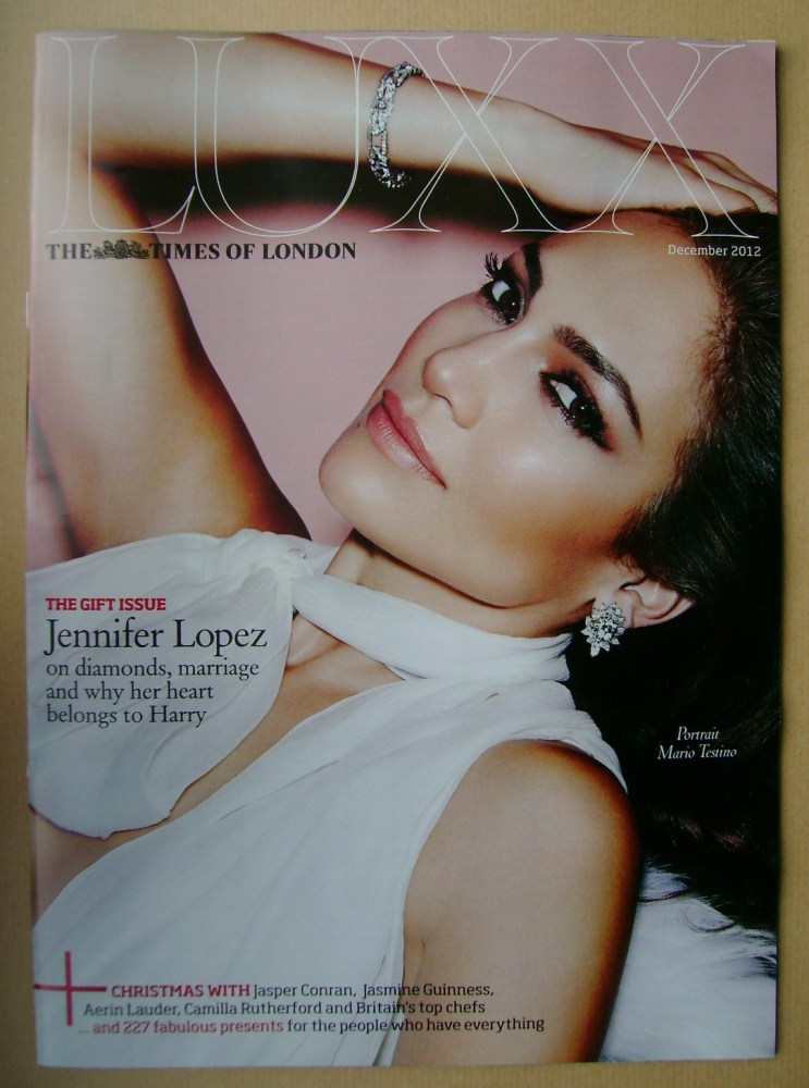 LUXX magazine - December 2012 - Jennifer Lopez cover