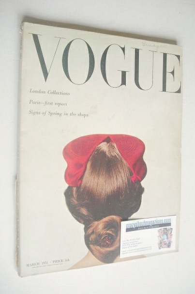 British Vogue magazine - March 1951 (Vintage Issue)