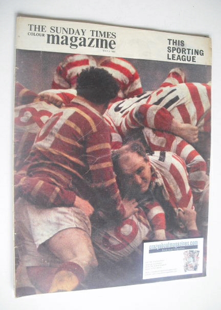 The Sunday Times magazine - This Sporting League cover (3 May 1964)