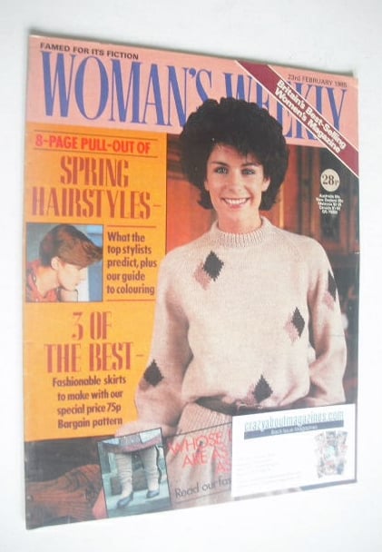 Woman's Weekly magazine (23 February 1985 - British Edition)