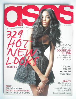 <!--2009-02-->asos magazine - February 2009 - Jourdan Dunn cover