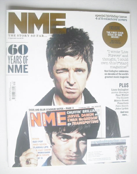 NME magazine - Noel Gallagher cover (29 September 2012)