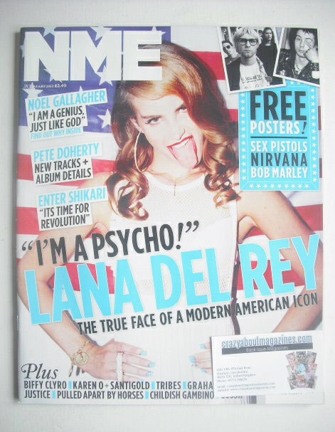 NME magazine - Lana Del Rey cover (28 January 2012)