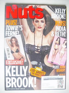 <!--2013-11-08-->Nuts magazine - Kelly Brook cover (8-14 November 2013)