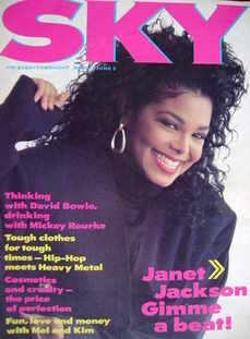 <!--1987-05-->Sky magazine - Janet Jackson cover (21 May-3 June 1987 - No 3