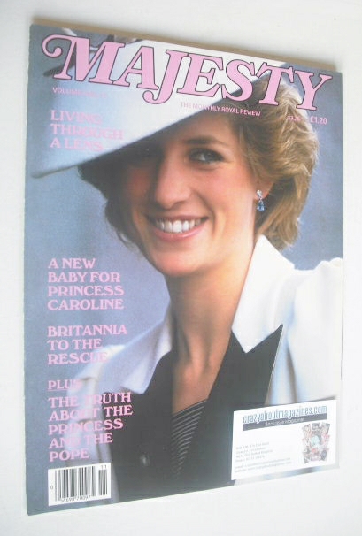 <!--1986-03-->Majesty magazine - Princess Diana cover (March 1986 - Volume 