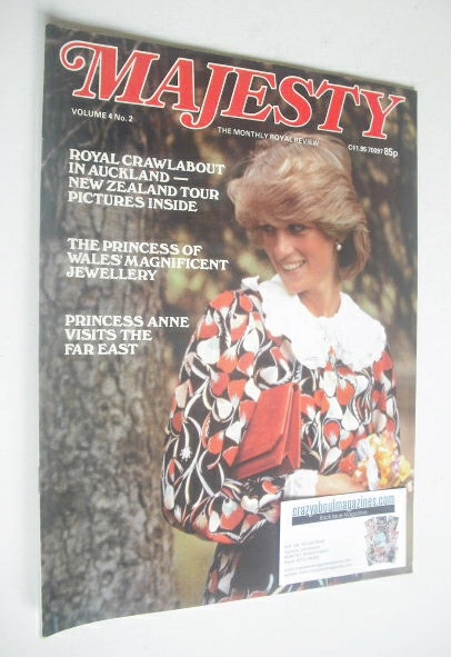 <!--1983-06-->Majesty magazine - Princess Diana cover (June 1983 - Volume 4