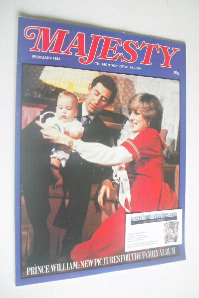 <!--1983-02-->Majesty magazine - Prince Charles, Princess Diana and Prince 