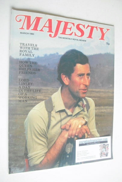 <!--1983-03-->Majesty magazine - Prince Charles cover (March 1983 - Volume 
