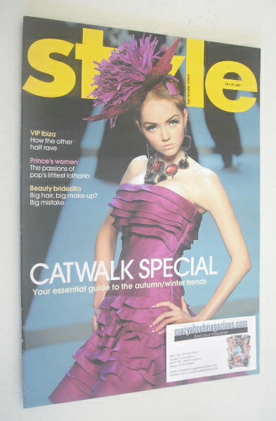 Style magazine - Lily Cole cover (29 July 2007)