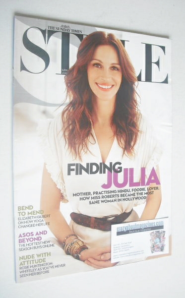 Style magazine - Julia Roberts cover (12 September 2010)