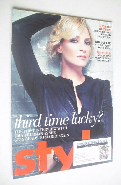 Style Magazine Uma Thurman Cover 6 July 2008