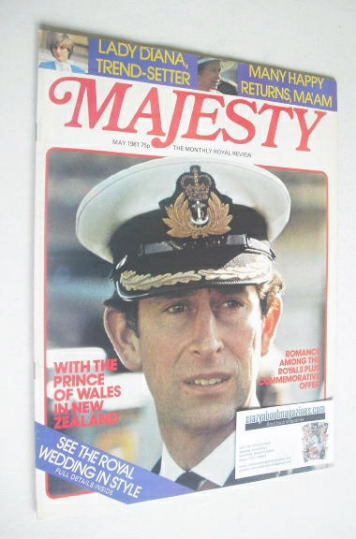 <!--1981-05-->Majesty magazine - Prince Charles cover (May 1981 - Volume 2 