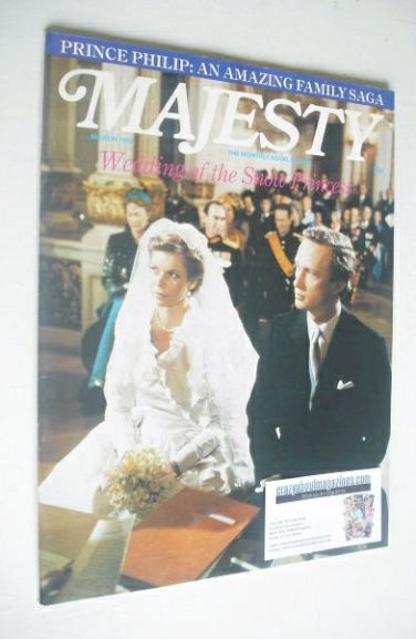 <!--1982-03-->Majesty magazine - Princess Marie-Astrid of Luxembourg weddin
