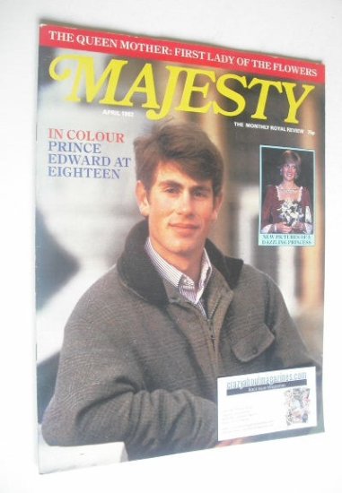 <!--1982-04-->Majesty magazine - Prince Edward cover (April 1982 - Volume 2