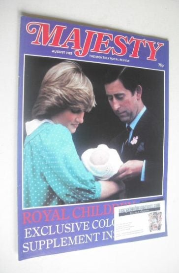 <!--1982-08-->Majesty magazine - Prince Charles, Princess Diana and Prince 