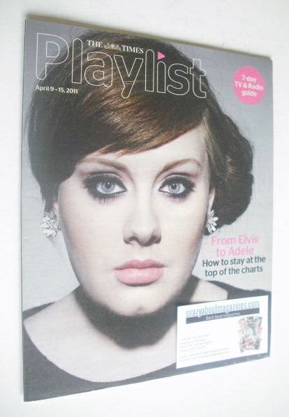 The Times Playlist magazine - 9 April 2011 - Adele cover