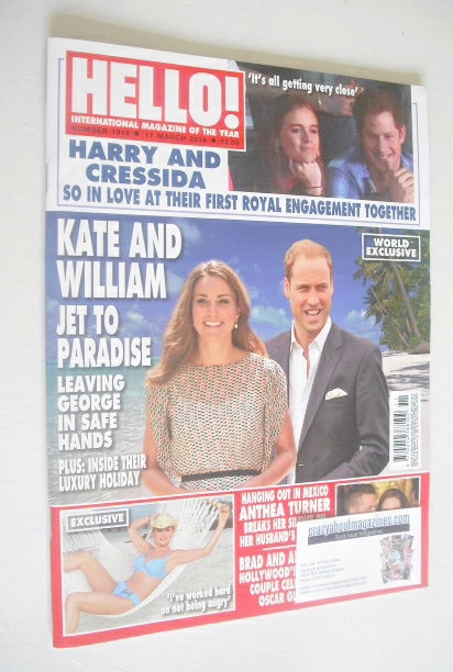 Hello! magazine - The Duke and Duchess of Cambridge cover (17 March 2014 - Issue 1319)