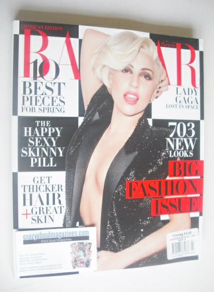 Harper's Bazaar magazine - March 2014 - Lady Gaga cover