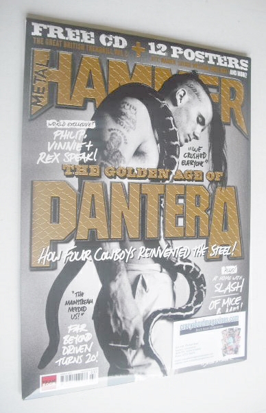 Metal Hammer magazine - Pantera cover (March 2014)