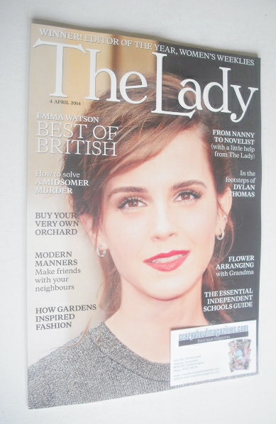 <!--2014-04-04-->The Lady magazine (4 April 2014 - Emma Watson cover)