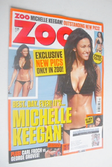 <!--2014-03-21-->Zoo magazine - Michelle Keegan cover (21-27 March 2014)