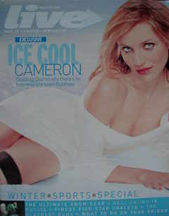 Live magazine - Cameron Diaz cover (Winter Sports Special - 26 November 2006)
