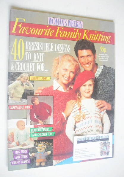 <!--1987-12-->Woman's Weekly magazine - Favourite Family Knitting (1987)