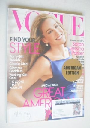 <!--2010-05-->US Vogue magazine - May 2010 - Sarah Jessica Parker cover