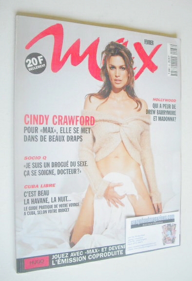 Max magazine - Cindy Crawford cover (February 1997 - French Edition)