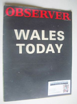 <!--1966-10-30-->The Observer magazine - Wales Today cover (30 October 1966