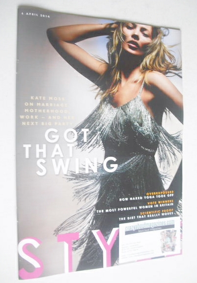 Style magazine - Kate Moss cover (6 April 2014)