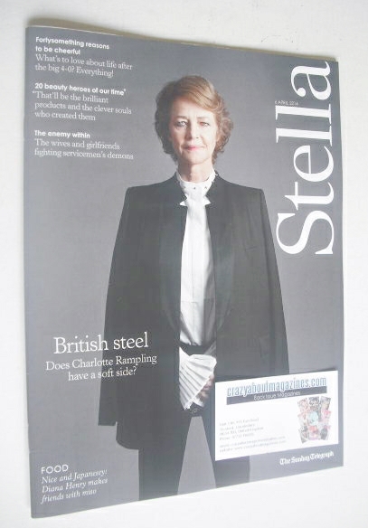 Stella magazine - Charlotte Rampling cover (6 April 2014)