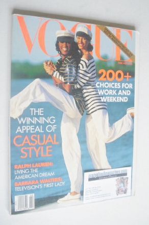 <!--1992-02-->US Vogue magazine - February 1992 - Christy Turlington and Na