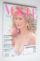 <!--1992-05-->US Vogue magazine - May 1992 - Claudia Schiffer cover