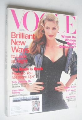 <!--1994-11-->US Vogue magazine - November 1994 - Cindy Crawford cover