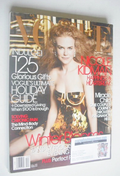 US Vogue magazine - December 2006 - Nicole Kidman cover