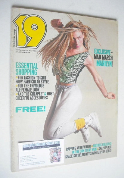 19 magazine - March 1984 - Marilyn cover