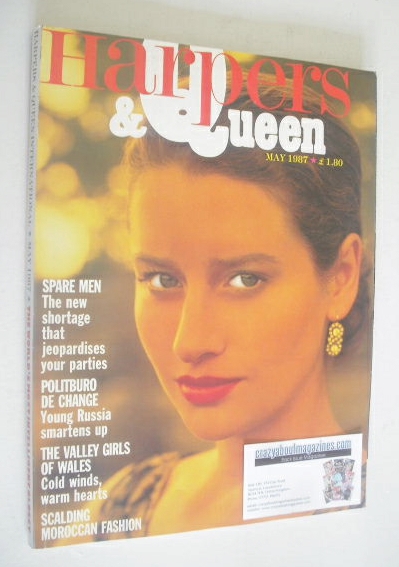 <!--1987-05-->British Harpers & Queen magazine - May 1987
