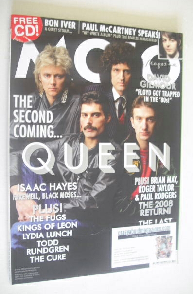 <!--2008-10-->MOJO magazine - Queen cover (October 2008 - Issue 179)