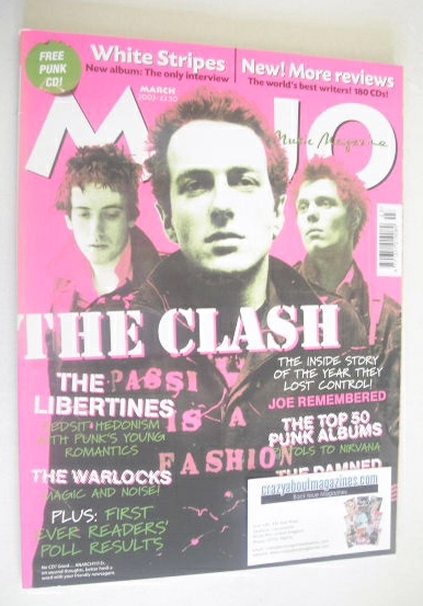 MOJO magazine - The Clash cover (March 2003 - Issue 112)