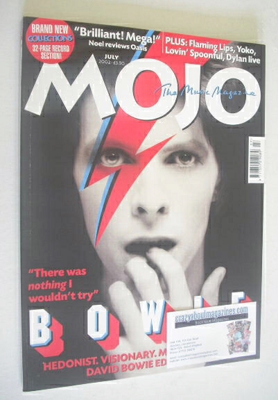 MOJO magazine - David Bowie cover (July 2002 - Issue 104)