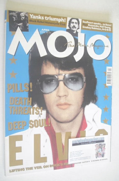 MOJO magazine - Elvis Presley cover (April 2002 - Issue 101)