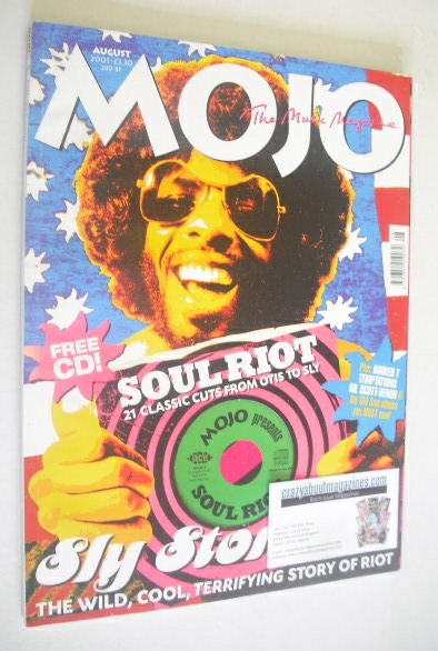 <!--2001-08-->MOJO magazine - Sly Stone cover (August 2001 - Issue 93)