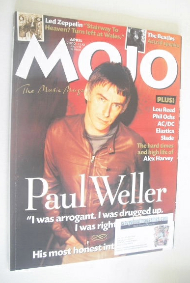 MOJO magazine - Paul Weller cover (April 2000 - Issue 77)
