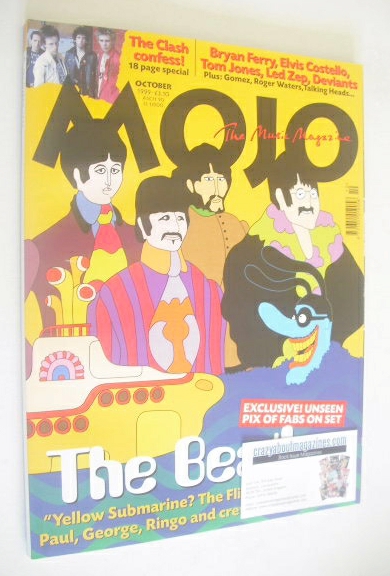 MOJO magazine - The Beatles Yellow Submarine cover (October 1999 - Issue 71)